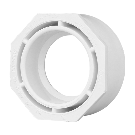 Pipe Connectors - Charlotte - PVC-107-Bushing-3 in x 2 in